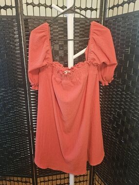 Sugarlips Puff-Sleeve Mini Dress